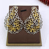 Women Hoop Earrings Gold Plated Jewelry Wedding Party Gift Accessories - Image 3