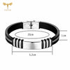 Stainless Steel Bracelet Men Women Wristband Black Grooved Rudder Mesh Chain Insert Gothic Wristband Stylish Bangle Accessories - Image 13