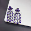 Bilincolor Cubic Zirconia Cute Tassel Summer Earring for Women - Image 5