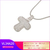 Silver Color Bubble Initial Letters Necklaces 26 Letters Pendants Necklaces for Women Brass CZ Jewelry - Image 52