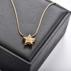Stainless Steel CZ Crystal Pendant Necklace Round Star Cross Heart Shape Dainty Snake Chain Jewelry Gift - Image 3