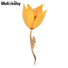 Big Tulip Flowers Brooches For Women Unisex Charming Classic 4-color Flower Plants Office Party Brooches Pins Gifts - Image 3
