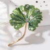 Enamel Ginkgo Biloba Brooches for Women Unisex Botanical Pins 2-color Available Office Party Gifts Accessories - Image 7