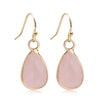 Stone Earrings for Women Teardrop Agate Crystal Amazonite Dangle Earring Cute Elegant Classic Jewelry - Image 18