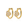 Hollow Zircon Heart Earrings For Women Stainless Steel Gold Color Heart Earring Wedding Couple Jewelry Gift - Image 23