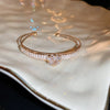 Zircon Bow Cuff Bracelet for Women Korea Charm Bracelet Personality Wedding Dainty Accessories - Image 15
