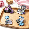 4Pcs Cute Girls Enamel Pins Set Anime Frieren Beyond Journey's End Himmel Fern Stark Brooch Badge Lapel Pin For Fans - Image 1