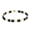 Adjustable Tila Bead Bracelet with Metal Chain and Multiple Color Patterns - Image 16