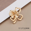 Mini Brooches for Women Clover Sun Flower Bow Knot Bee Cat Anti Slip Buckle Metal Lapel Pin Clothing Accessories - Image 6