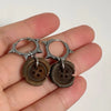 Bohemian Jewelry Irregular Button Earrings Rivet Charms Accessories Punk Hoop Earrings for Women Korean Earrings - Image 3