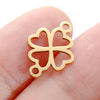 5Pcs/Lot Arrive Leaf Pendant Hollow Leaves Stainless Steel Charms for Earrings Bracelet Necklace Jewellery Making - Image 10