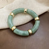 Wide Acrylic Cuff Bracelet with Irregular Geometric Design - Image 33