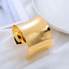 Chunky Heavy Wide Metal Bracelets For Women Open Cuff Exaggerated Cuff Bangles Charm Arm Jewelry Gifts - Image 3