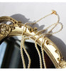 Long Chain Necklace For Women Freshwater Baroque Pearls Necklace 4-6mm Rice Shape Beads Vintage Sweater Chain - Image 4