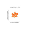 Leaf Metal Badge, Plant Autumn Intent, Maple Leaf, Simple and Versatile Brooch, Clothes, Bags, Accessories - Image 6