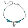 Beaded Beach Anklet with Stone Pendant Options - Image 5