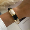 Hip Hop Punk 9 Colors Enamel Wide Bangles For Women Men Exaggerated Gold Color Bangles Bracelets Gift Jewelry - Image 5