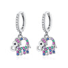 Silver Snowflake,Ginkgo,and Star Moon Elephant Earrings Are Jewelry Gifts Suitable For European Women - Image 33
