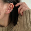 Rhinestone Decor Ear Cuff earring for Woman Ear Summer Christmas Jewelry Gift - Image 9
