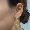 French Retro Water Droplet Clip on Earrings Female Geometric Irregular Relief Texture Design Punk Style Ear Clips Jewelry Gifts - Image 2