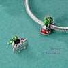 Silver Christmas Charms Santa Reindeer Sleigh Bell Gingerbread Tree Stocking Candy Cane Pendant Fit Bracelet Jewelry Gift - Image 3