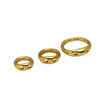10Pcs Stainless Steel Double Hole Linking Circle Sophisticated Craft Ring Connector Rings with Two Holes for Jewelry Accessories - Image 5
