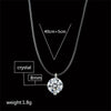 Shiny Crystal Necklace For Women Female Transparent Fishing Line Round Zircon Choker Minimalist Clavicle Chain Jewelry - Image 2