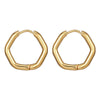 Men's Earrings Geometric Polygonal Stainless Steel Ear Buckle Ring Women Chic Earring Small Hoop Punk Party Ear Jewelry - Image 21