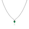 Water Drop Crystal Chic Choker Necklace Bracelet Earring Set for Women Hip Hop Shiny CZ Tennis Necklaces Set Jewelry - Image 8