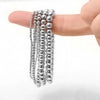 Stainless Steel Ball Bead Stretch Bracelet with 2.5 mm to 6 mm Bead Options - Image 21