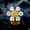 Titanium 16G Mini Sunflower Cartilage Earring Dainty Flower CZ Helix Conch Earlobe Piercing Labret Stud - Image 22
