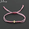 Colorful Woven Rope String Bracelet Boho Cross Charm Bracelets for Women Girls Handmade Jewelry Lucky Gift - Image 28