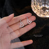 Silver Color Inlaid Zircon Clover Tassel Earrings For Women Delicate Chain Pendant Earring Party Jewelry Accessories Gifts - Image 32