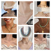 Shiny Crystal Necklaces Simple Small Beads Necklaces Facted Stone Choker Clavicle Chain Women Jewelry Male gifts - Image 2