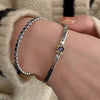 Silver Punk Bangle Pearl Star Love Heart Geometric Golden Bracelet For Woman Girl Jewelry Gift - Image 1