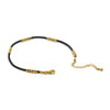 Black Rope 25 Steel Ball Anklet 316L Stainless Steel Jewelry Gold Plated Women Bracelet on the Leg - Image 6