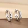 Silver Shining Zircon Earrings Women's Circle Spiral Star Shaped Earrings Elegant Jewelry Birthday Party Gifts - Image 5