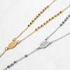 1 Piece Religious 304 Stainless Steel Prayer Beads Rosary Necklace Cross Pendant For Women Jewelry Gifts 52cm(20.5") long - Image 5