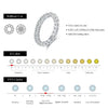 Dazzling Eternity Band Rings Silver Stackable Ring For Women Jewelry - Image 3