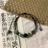 Bamboo Beads Chinese Style Beaded Bracelet Chinese Style Beaded Bamboo Beaded Bracelet Vintage Braided Rope Bracelet - Image 7