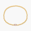 Stainless Steel Gold Plated Birthstone Bracelet For Women Pink Red Cubic Zirconia Chunky Beads Chain Bracelets Bangles - Image 8