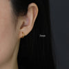 Minimalist Circle Hoop Earrings in Multiple Sizes - Image 44