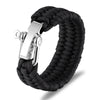 Outdoor Camping Stainless Steel Bracelet Men Paracord Parachute Rope Wristband Survival Bangle Handmade Braided Jewelry - Image 3