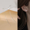 Long Wire Tassel Thread Chain Climb Star Heart Beads Pendants Drop Earrings Women's Straight Hanging Earings Jewelry - Image 14