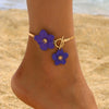 Elegant Chic Flower Pendant Anklet for Women Vacation Daily Wear Summer Boho Foot Chain Party Jewelry Gifts - Image 11