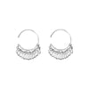 Metal C-Shaped Tassel Chain Earring for Women Elegant Silver Color Waterdrop Geometric Temperament Drop Earrings Jewelry - Image 6