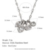 Colorful CZ Hammer Paperclip Chain Necklace Gold Plated 316L Stainless Steel Choker Elegant Women Jewelry - Image 8