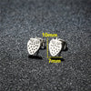 Tiny Star Moon Stud Earrings for Women Music Cross Leaf Cup Earings Stainless Steel Jewelry Gift - Image 15