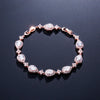 Water Drop Cubic Zirconia Tennis Bracelet for Weddings and Parties - Image 3