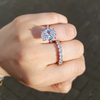 Oval and Square Cocktail Rings with Simulated Stone Designs in Multiple Sizes - Image 4